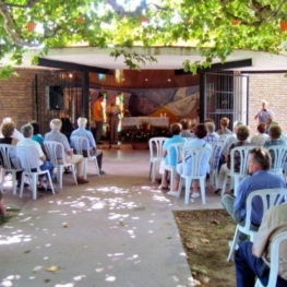 Fiesta de Sant Cristòfol en la Font Vella en Les Borges Blanques