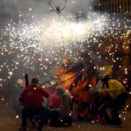 Segregation festivities in Sant Jaume d&#39;Enveja