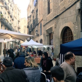 Foire de Noël dans la vieille ville de Tortosa