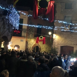 Christmas Fair &quot;El Caganer&quot; in L&#39;Argentera