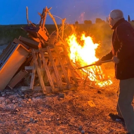 Feux d&#39;artifice de Sant Isidre à Prats de Lluçanès