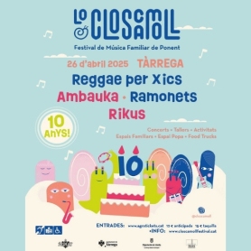 Lo Closcamoll - Poniente Family Music Festival in Tàrrega