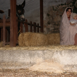 Pesebre viviente de Jesús en Tortosa