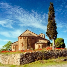 Salida del Románico en La Baronia de Rialb