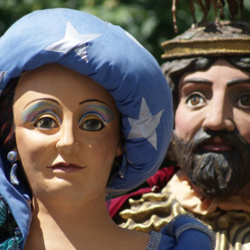 Encuentro de Gigantes en Sant Llorenç d'Hortons