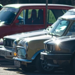 Meeting of classic vehicles in Sant Feliu Sasserra