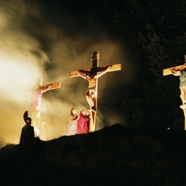 Living Way of the Cross in Sant Hilari Sacalm