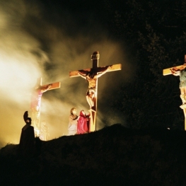 Living Via Crucis in Sant Hilari Sacalm