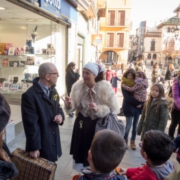Dramatized tour of the center of Sant Celoni