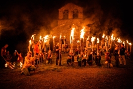 Fiesta de las fallas en La Vall de Boí