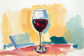 Peindre avec du vin au Mas Sant Joan, Sant Joan de Vilatorrada