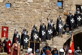 Rencontre de groupes de loisirs médiévaux à Ciutadilla
