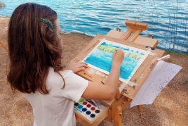 Workshop: 'Make the little artist grow' in Banyoles