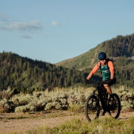 The territory from the pedals of a bicycle