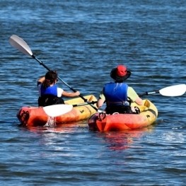 Nous faisons des sports nautiques