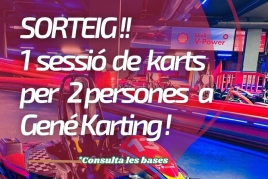 Raffle: A 10' karting session for two people, in junior or adult…