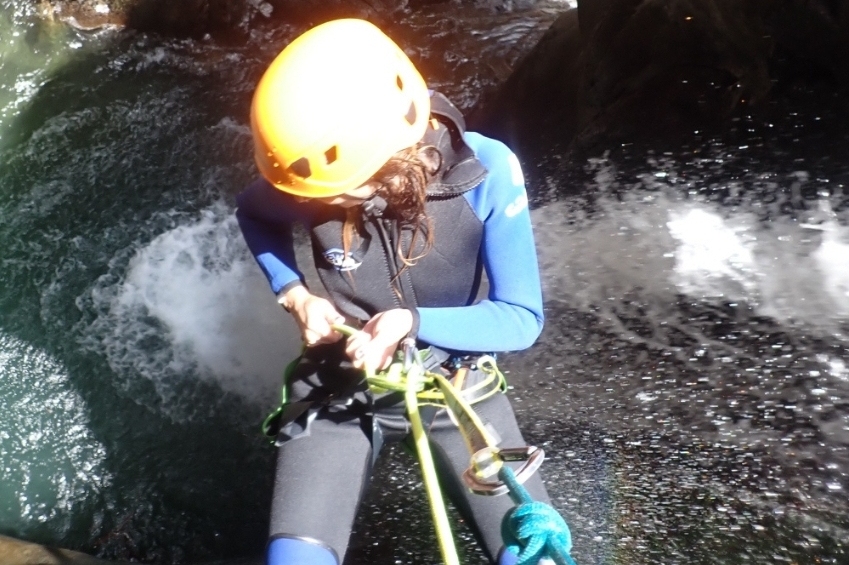 Gorgues del Núria Inferior ravine with Pyrenees Extrem (Barranc Gorgues Del Nuria 3)