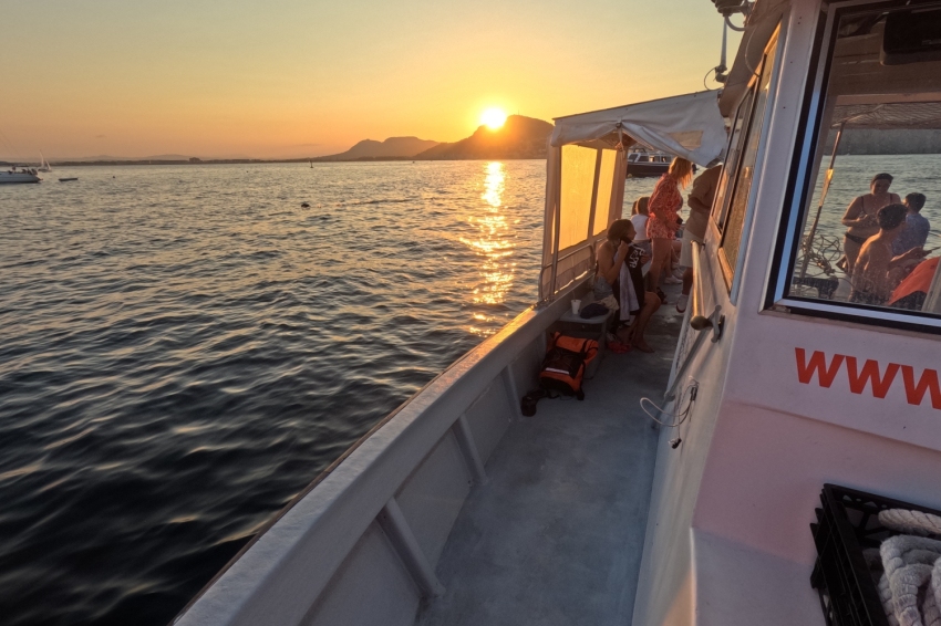 Sunset: atardecer en las Islas Medas con Medaqua (Gopr0686)