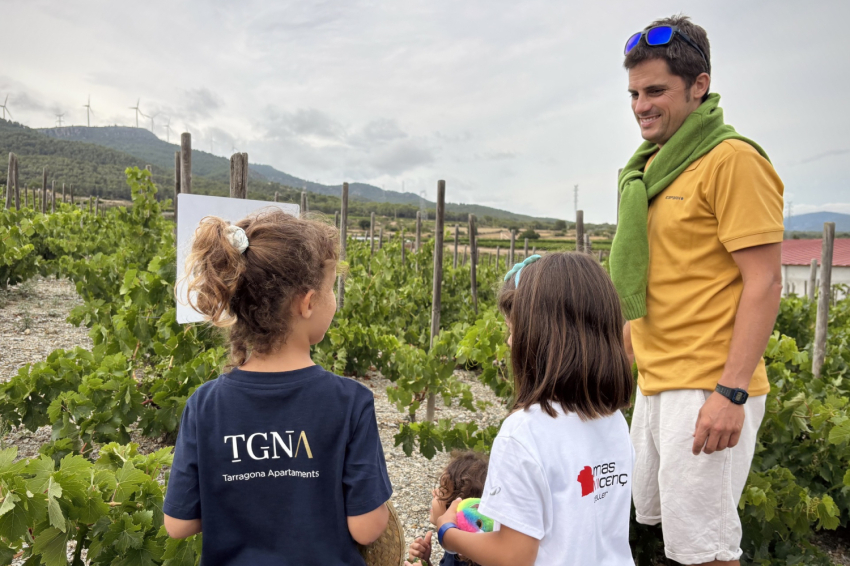 Oenotourisme à Tarragone: Cave Mas Vicenç, TGNA Reding 22 Appartements (Celler Mas Vicenc Ferre Walk Wine Experiencia Enoturisme Tarragona Apartaments Tgna Tarragona Apartaments)