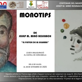 Exposició del centenari de Miró Rosinach al Castell de Concabella