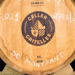 Apadrinamiento de una barrica de vino con el Celler Gritelles