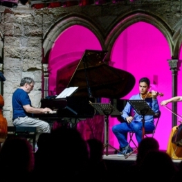 Concierto de Carles Cases Strings Band en el Kursaal de Manresa