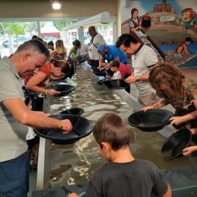 Orpaillage familial à Balaguer