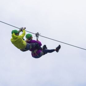 Pure adrenaline: the 200-meter zip line in Boí Taüll