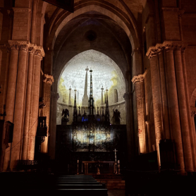 Mapping "El camí de la llum" en la Catedral de Tarragona con&#8230;