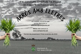 Premi literari Arròs amb lletres a Sant Jaume d'Enveja