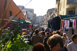 Sunday market in Tordera