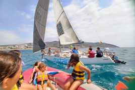 Esplai náutico infantil en el puerto de Sitges l'Aiguadolç