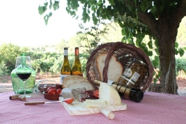 Desayuno entre viñedos en el Celler