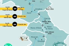 Kayak & Tastings in Xalaebre