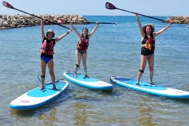 Excursion Les Anquines in Paddle Surf 1,5h
