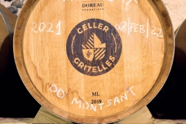 Sponsorship of a wine barrel with Celler Gritelles