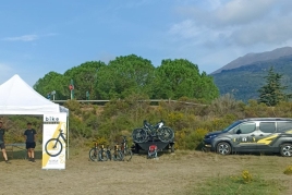 Circuit d'habilitats amb bicicleta al Parc Natural del Montseny
