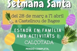 Holy Week with family, activities and calçotada at Masia La…