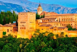 Courtyards of Cordoba, Alhambra of Granada and Camino del Rey,…