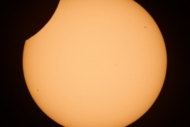 Eclipse de Sol en el Centro Astronómico del Castillo de Lladurs