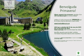 Descuento 10% bienamada primavera en el Hotel Vall de Núria