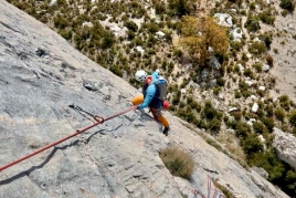 Curso iniciación Vía Larga con Octavi Guía de Escalada
