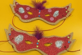 Sant Jordi cork mask workshop