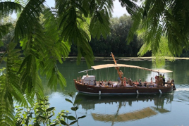 Ride aboard the lute Lo Roget, Ascó