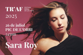 Inaugural concert of TR'AF25, Sara Roy at Pic del Orri 2459m