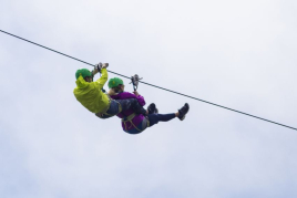 Pure adrenaline: the 200-meter zip line in Boí Taüll