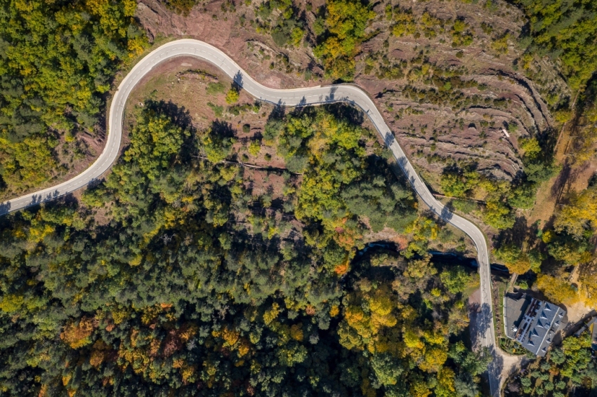 Castellar de n'Hug (Les Fonts Del Llobregat Vistes Des De L Aire)