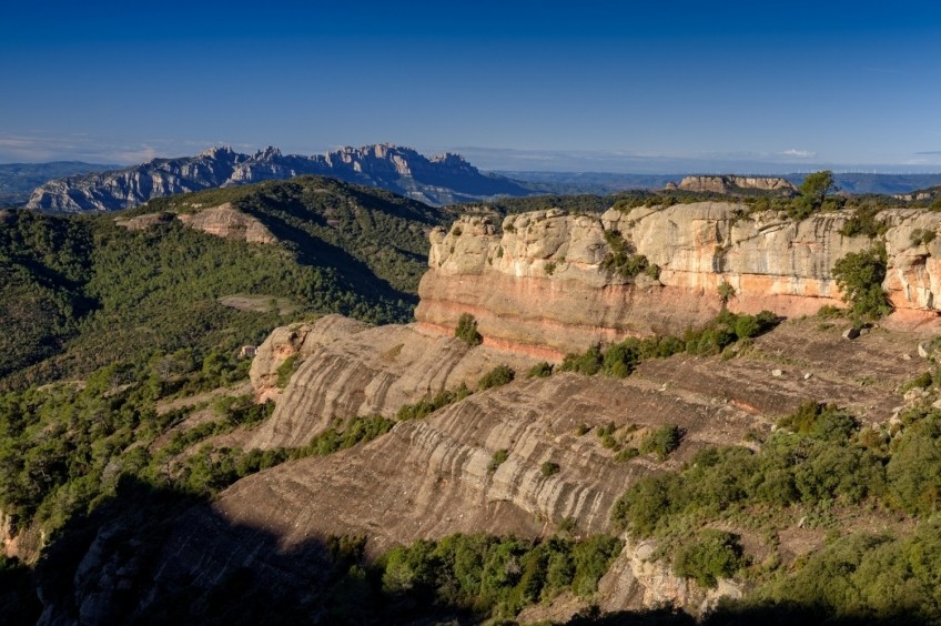 Montcau et La Mola depuis le col d'Estenalles