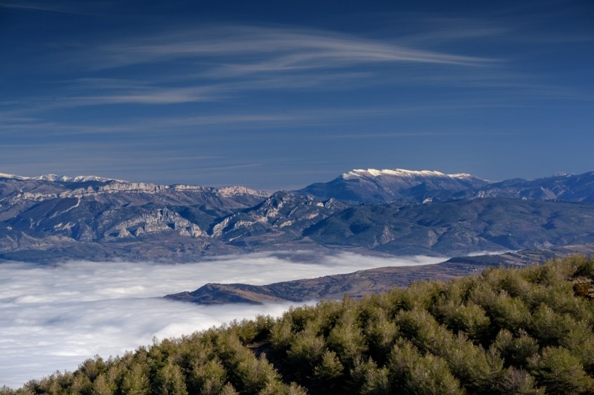 Sommet de Sant Alís dans la Sierra del Montsec