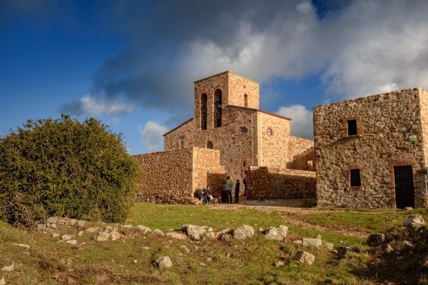 Tagamanent desde los pozos del Avencó de Aiguafreda